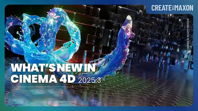 MAXON Cinema 4D C4D 2025.3.0 Win 带流体解算版