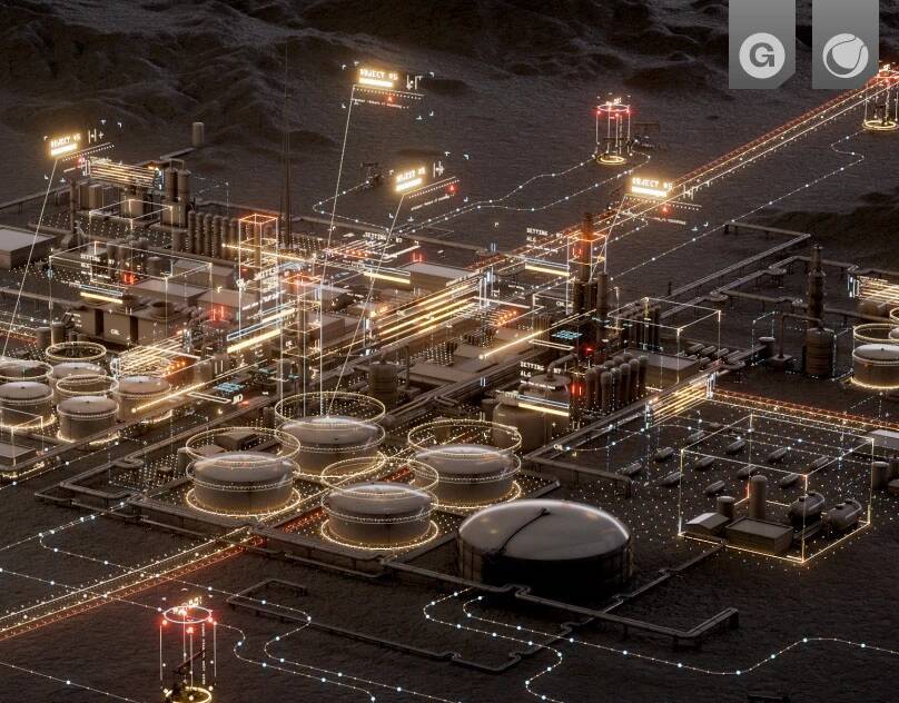 C4D高级科技HUD插件预设