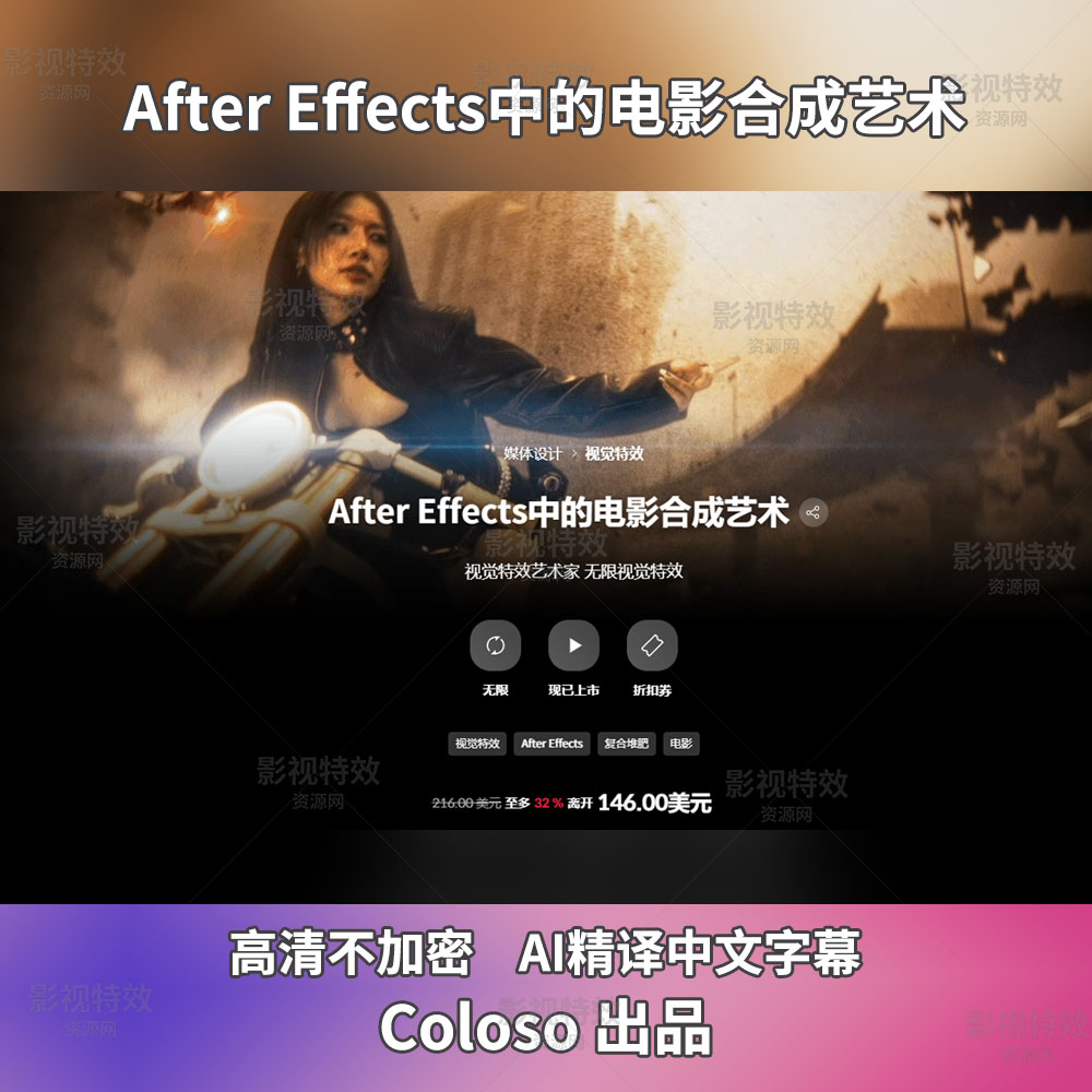 After Effects中的电影合成艺术  The Art of Cinematic Compositing in After Effects