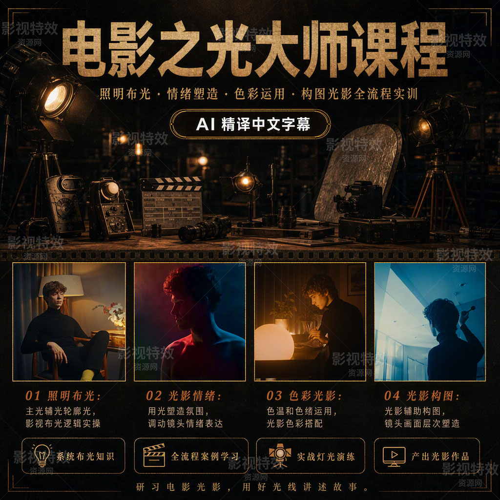 电影之光大师课程Видение света（AI精译中文字幕）
